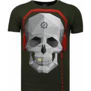 Skull Bring The Beat - Herre T-shirt - 5779G
