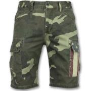 Camouflage Shorts - Stilfulde Shorts til Mænd - J-9017