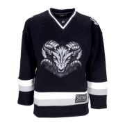 Sort/Grå Hockey Crewneck Sweatshirt