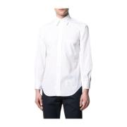 Hvid Button-Down Lomme Skjorte