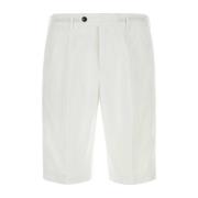 Hvide Lyocell Bermuda Shorts
