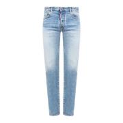 Farverige Slim-Fit Denim Jeans
