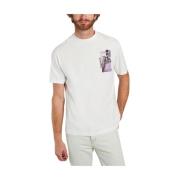 Stilfuldt Grafisk T-Shirt Kjole