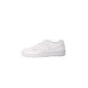 Hvide Læder Sneakers med New Balance Logo
