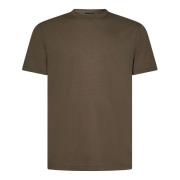Mørk oliven T-shirt - Regular Fit, Fremstillet i Portugal