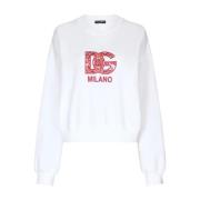 Hvid DG Logo Patch Sweatshirt
