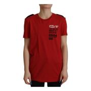 Rød Amor Vincit Omnia Crewneck T-shirt