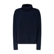 Blå Sweaters - Jil Sander Stil