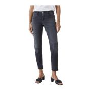 Mørkegrå Skinny Jeans - Fremstillet i Italien med Behagelig Strækbart ...