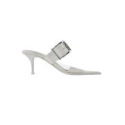 Læder sandaler, Blanc - 9359 New Ivory/Silver