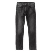 Slim Fit Tapered Leg Sorte Jeans