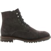 UG20 Obsidian Gray - High Top Suede Boots