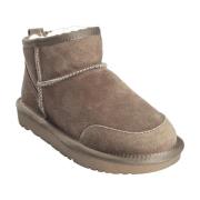 Chunky Sole Vinterstøvler Beige T420