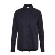 Klassisk Stilfuld Vexiw Skjorte Bluser 30105986 Marine Blue