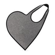 Hjerte Mini lædertaske