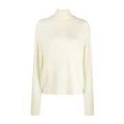 Vanilla Cashmere Turtle Neck Sweater