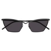 Black Metal Sunglasses SL 637-002