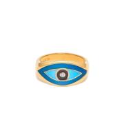 Women's Large Evil Eye Ring