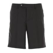 Sorte Bermuda-shorts til mænd med amerikanske lommer
