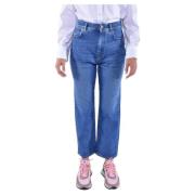 Ankel-Længde Beskåret Denim Jeans