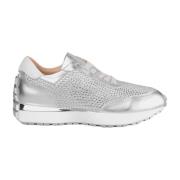 Metallic sneakers med rhinsten