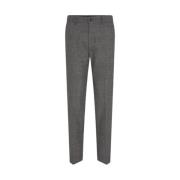 Klassiske grå bukser med elastisk indlæg