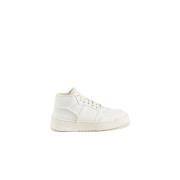 Hvide Cream Læder Sneakers