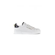 Hvide Portofino Sneakers i læder