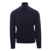Mørkeblå Turtleneck Sweater