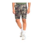 Militærgrønne Bermuda Shorts