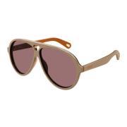 Nude/Pink Brown Solbriller