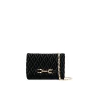 Quiltet Velvet Crossbody Taske