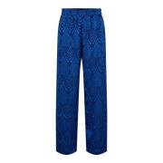 Cobolt Blue Smarte Bukser til Kvinder