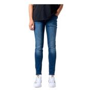 Klassisk Blå Slim-fit Jeans