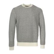 Intarsia-Strik Logo Uld Jumper