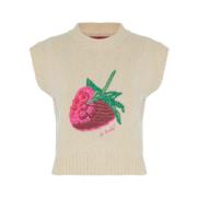 Raffia Raspberry Kort Vest