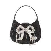 Micro Crescent Rhinestone Taske