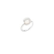 Klassisk Nudo Ring - Hvidguld, Diamant