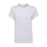Hvide lette og naturlige T-shirts og polos