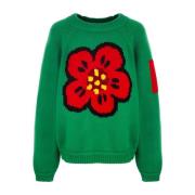 Grøn Bomuldssweater - Komfort og Stil