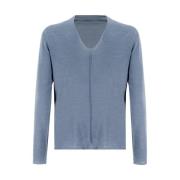 Elegant Cashmere Silk V-Hals Sweater
