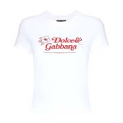 Logo Hvid T-shirt af DG