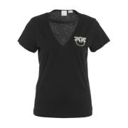 Sorte T-shirts Polos til Kvinder