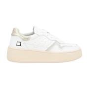 Step Calf Hvid Læder Sneaker