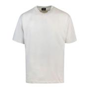 Beige Retro T-shirt med 44 Print