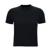 Sorte T-shirts og Polos med Gros Grain Detalje