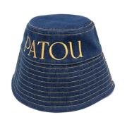Broderet Logo Denim Bucket Hat
