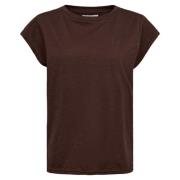 Mørkebrun Ulla SS T-shirt