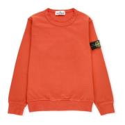 Orange Bomuldssweatshirt til Drenge