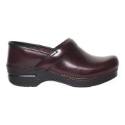 Klassiske brune læder slip-on sko